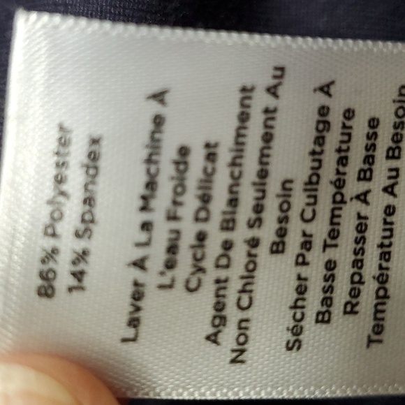 TALBOTS legings, very good condition and quality.  SIZE small petite. NAVY‎ BLUE - Picture 9 of 10